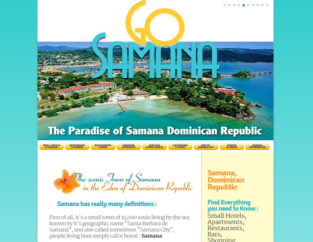 Desarollo web en Las Terrenas República Dominicana.